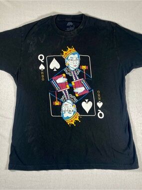 Supreme Court Ruth Bader Ginsburg "Queen of Spades" playing card L Tshirt